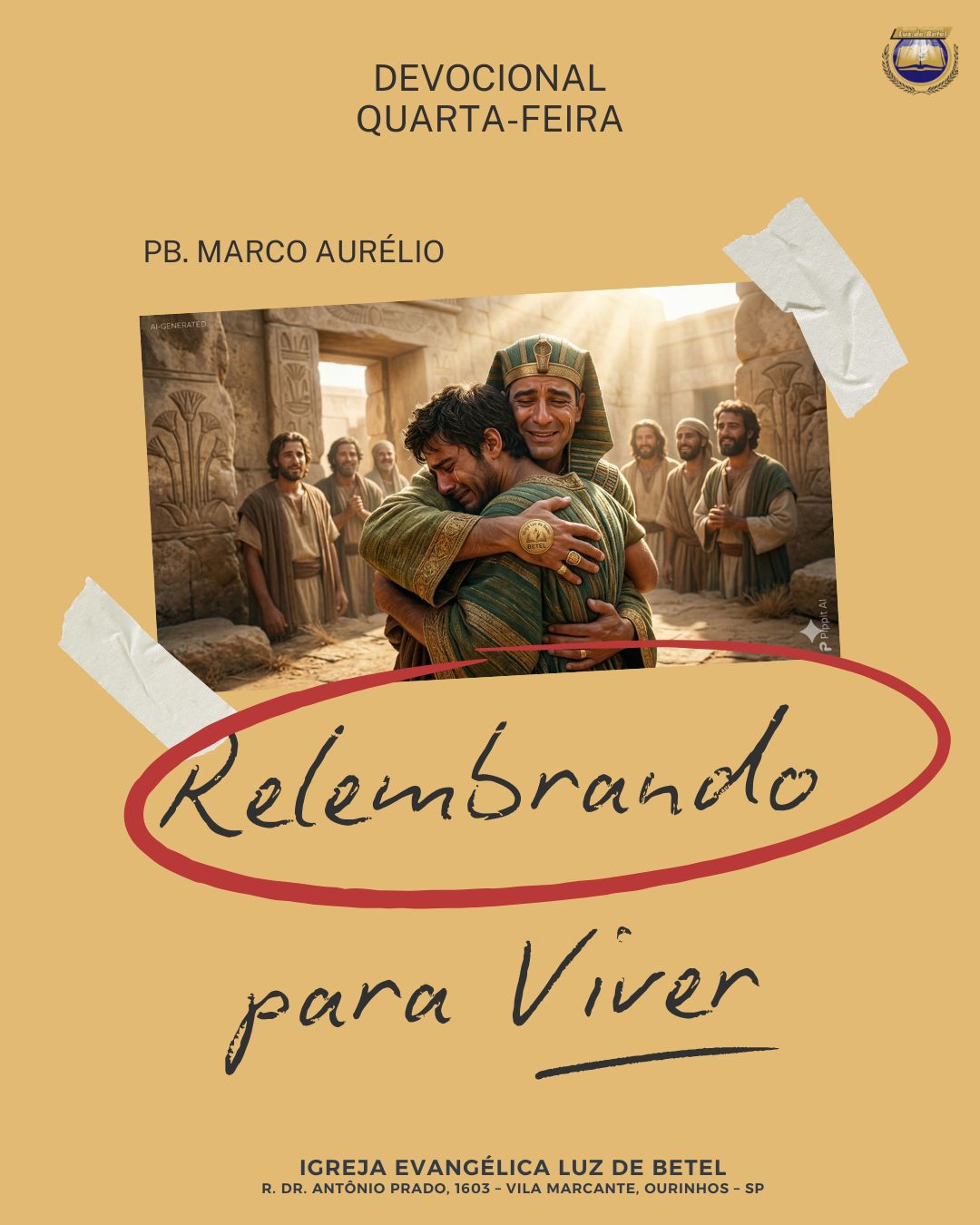 DEVOCIONAL – RELEMBRANDO PARA VIVER