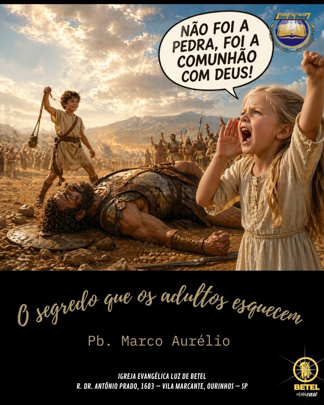 Título: A Chave da Vitória de Davi: Por que não foi apenas a pedra?