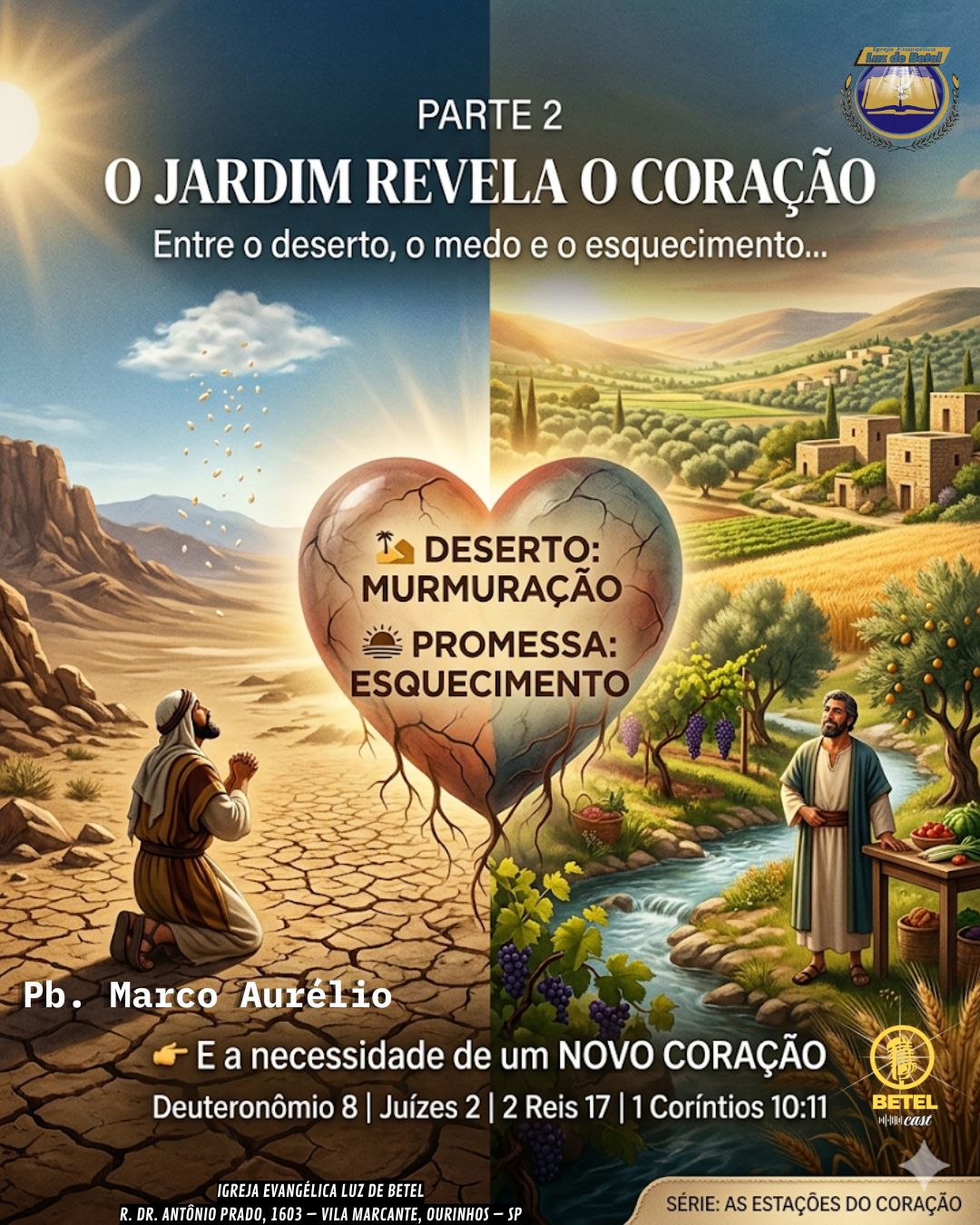 Entre o Deserto, o Medo e o Esquecimento: A Necessidade de um Novo Coração