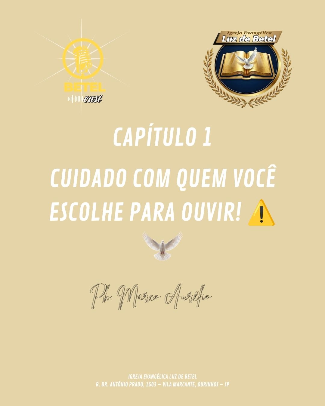Capítulo 1: Deus não nos chamou para caminhar sozinhos, mas para caminhar com as pessoas certas