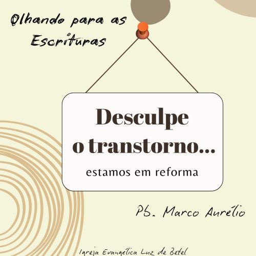 Capa Desculpe o transtorno estamos em reforma