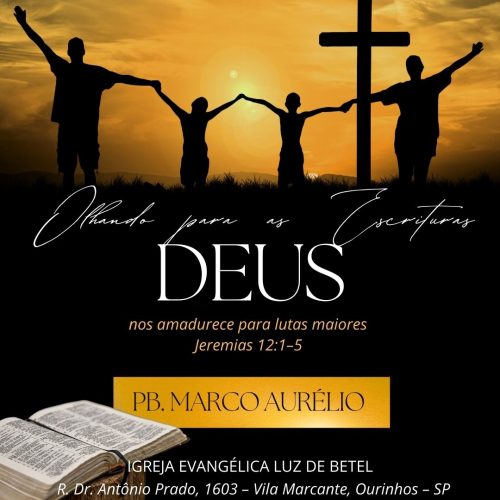 Capa Deus nos amadurece para lutas maiores